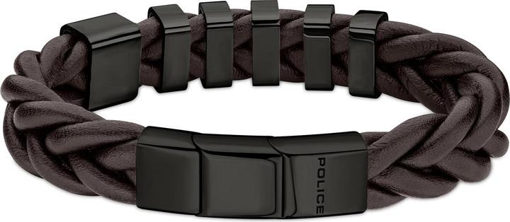Immagine prodotto Police Bracciale per attrezzi (21 cm, Acciaio inossidabile, Cuoio)