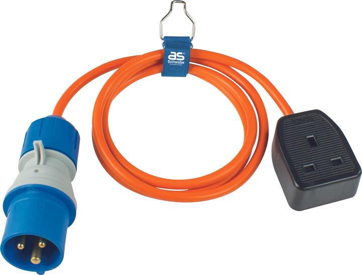 Actual product image As - Schwabe CEE adapter cable British Standard BS1363 (CEE 7/3, BS 1363)