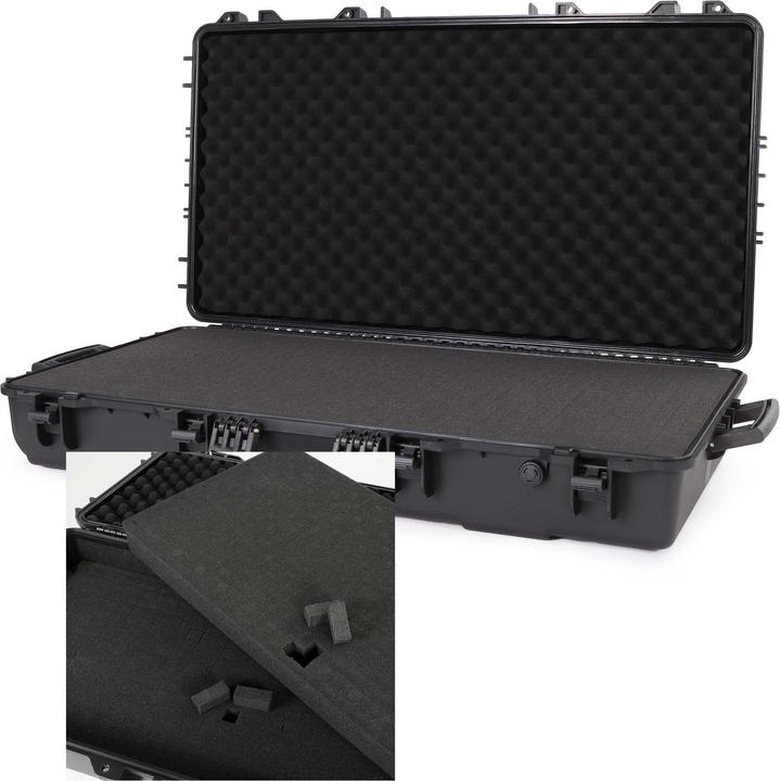Wiltec Waffenkoffer 101,8x50,3x19cm Langwaffenkoffer Gewehrkoffer Koffer Gewehr