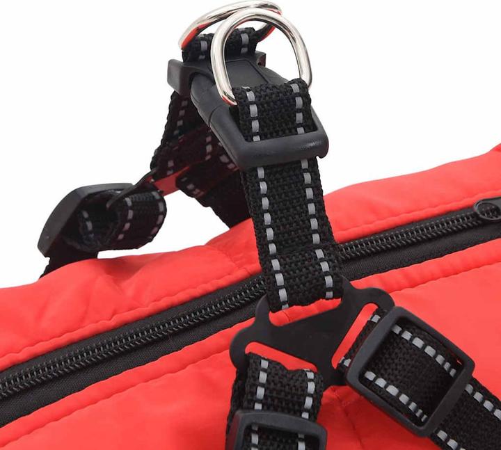 Produktbild VidaXL Hundemantel mit Geschirr Wasserdicht Reflektierend (52, Hundemantel)