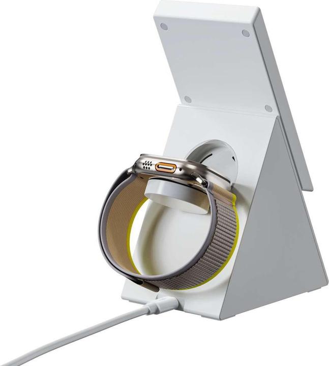 Produktbild Choetech T600 15W 3in1 Induktionsladestation – Weiss (15 W)