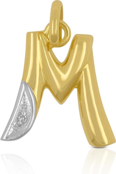 Muau Buchstabe (750/18 K Gelbgold)