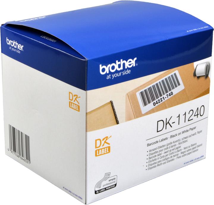 Produktbild Brother DK-11240 Barcodeetiketten