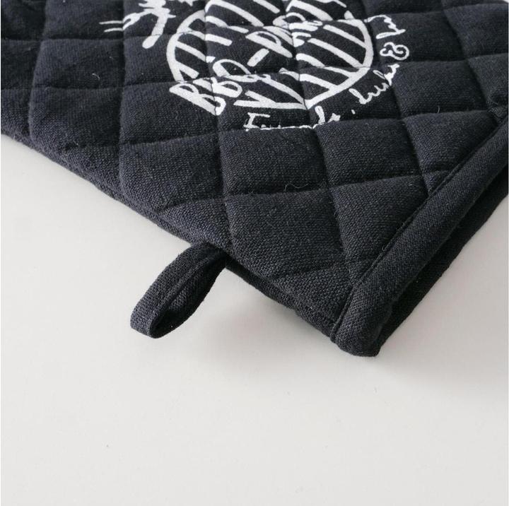 Produktbild Boltze Home Boltze Küchenhandschuh BBQ Schwarz, Grösse: Universalgrösse (50% Baumwolle, 50% Polyester)