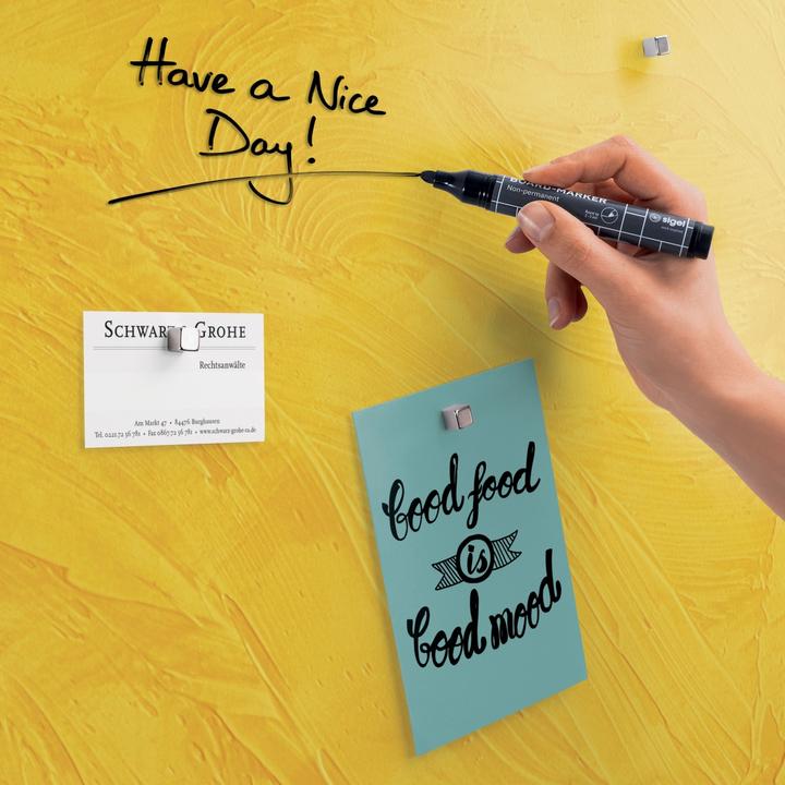 Actual product image Sigel Glass magnetic board Artverum with design (Magnet board, 60 x 40 cm)
