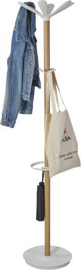 Produktbild Alba Garderobenst„nder "NAHOW", H”he: 1.750 mm, Buche / weiá