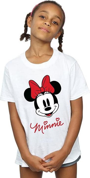 Produktbild Disney Mädchen Minnie Maus Gesicht Baumwolle TShirt (128)