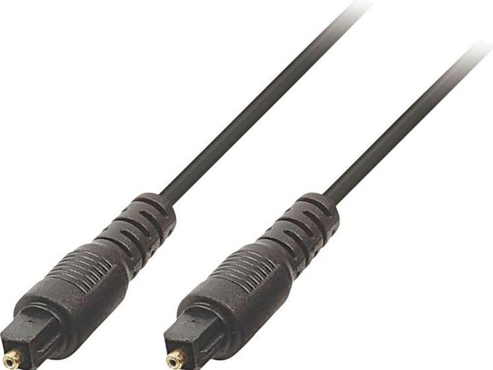 Actual product image Nedis Optical audio cable TosLink plug (2 m, TOSLINK)
