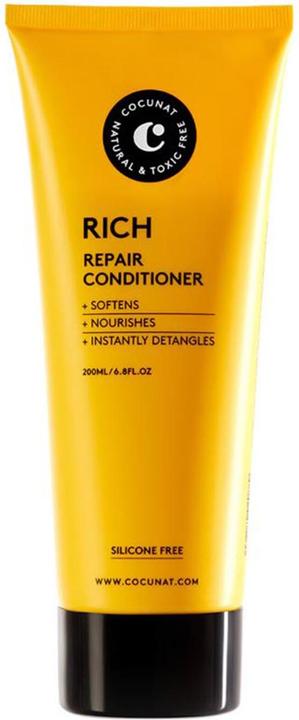 Actual product image Cocunat Rich Conditioner for Dry, Damaged or Dyed Hair with Natural Nutrients 200ml (200 ml)