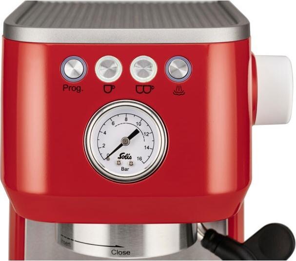 Actual product image Solis Barista Perfetta Plus 1016 portafilter machine red 980.19