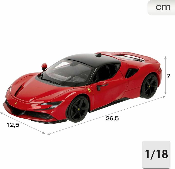 Actual product image Bburago Ferrari R&P SF90
