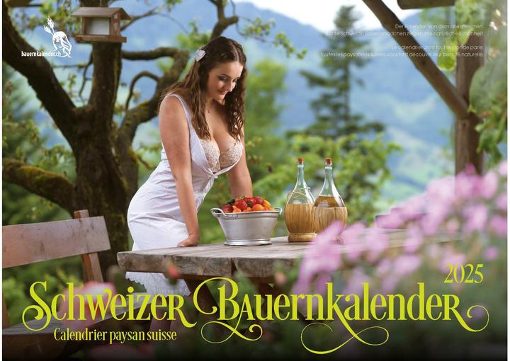 Schweizer Bauernkalender Girls 2025 (56 x 40 cm, Kein Einband, Italienisch, Englisch, Deutsch, Französisch)