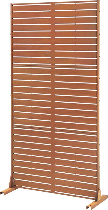Immagine prodotto Casa.Pro Trennwand Nodepp Cortenstahl 180x90 cm Edelrost (180 x 90 x 40 cm)