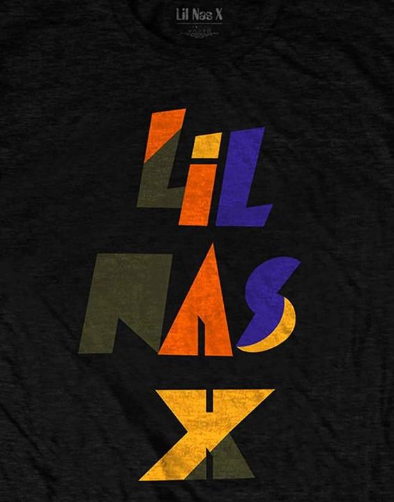 Produktbild Lil Nas X Scrap Letters TShirt (XL)