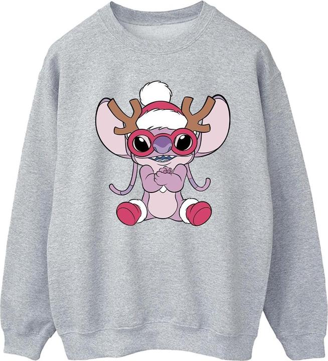 Disney Lilo & Stitch Angel Reindeer Sweatshirt (XXL)