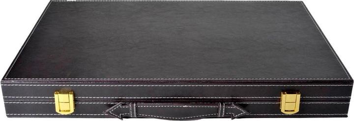 Produktbild Longfield Games Backgammon 18 Klassisches Brettspiel in Braun und Elfenbein (Deutsch)