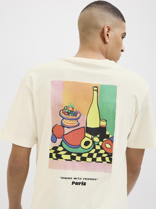 Produktbild Jack & Jones Rückenprint Rundhalsausschnitt T-shirt T-shirt (M)