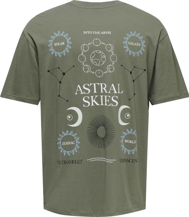 Actual product image Only & Sons Onskeane Rlx Ss Print Tee Noos (L)