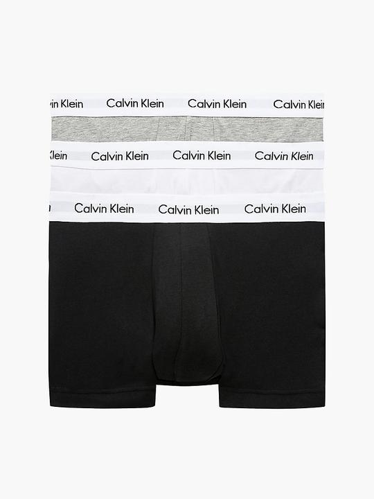Produktbild Calvin Klein Trunk "Cotton Stretch" grau (S, 3er Pack)