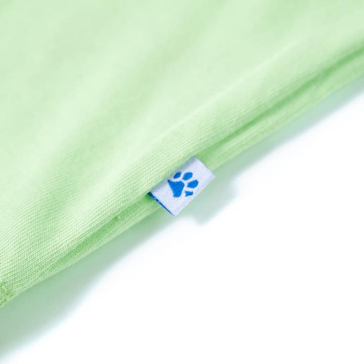 Immagine prodotto VidaXL Maglietta da bambino verde lime 92,Materiale: 100 % cotone,Colore (92)