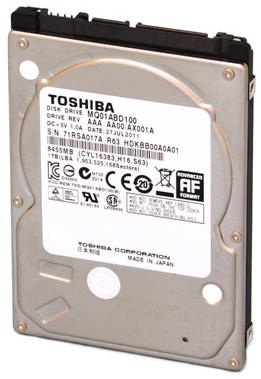 Actual product image Toshiba Mq01abd100 (1 TB, 2.5")
