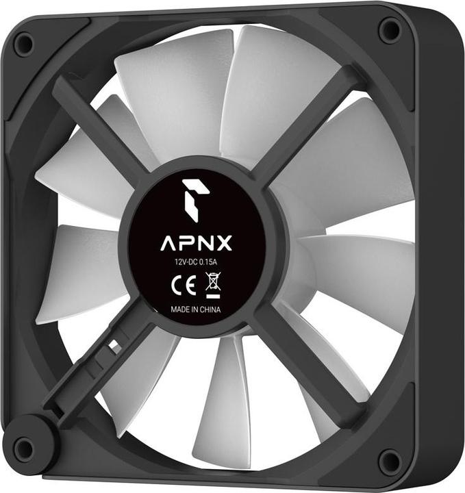 Image du produit APNX FP2-120 Ventilateur PWM, ARGB - 120mm, noir (120 mm)