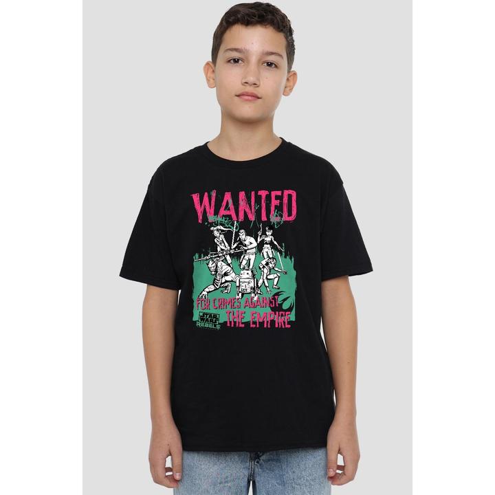 Immagine prodotto Star Wars Wanted Rebels Maglietta Bambini (140)