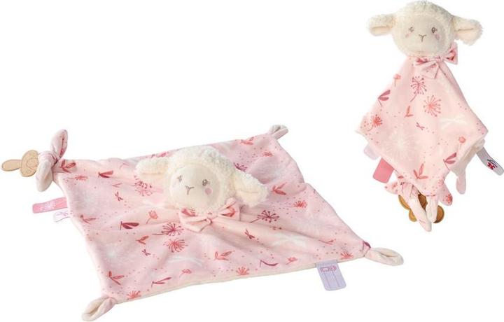 Nicotoy Schmusetuch Schaf rosa