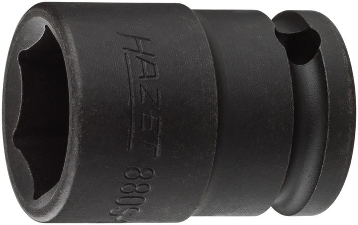 HAZET Impact socket ∙ hexagon 880S-16 ∙ Square, hollow 10 mm (3/8 inch) ∙ Outside hexagon traction … (16 mm)