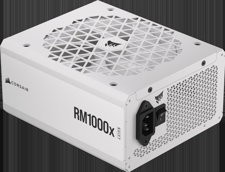 Produktbild Corsair RMx Shift White Series, RM1000x Shift White, 1000 Watt, 80 PLUS GOLD Certified, Fully Modular Power (1000 W)