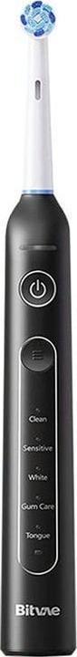 Produktbild Bitvae Sonic toothbrush with tips set and travel case R2 (black) (Schallzahnbürste)