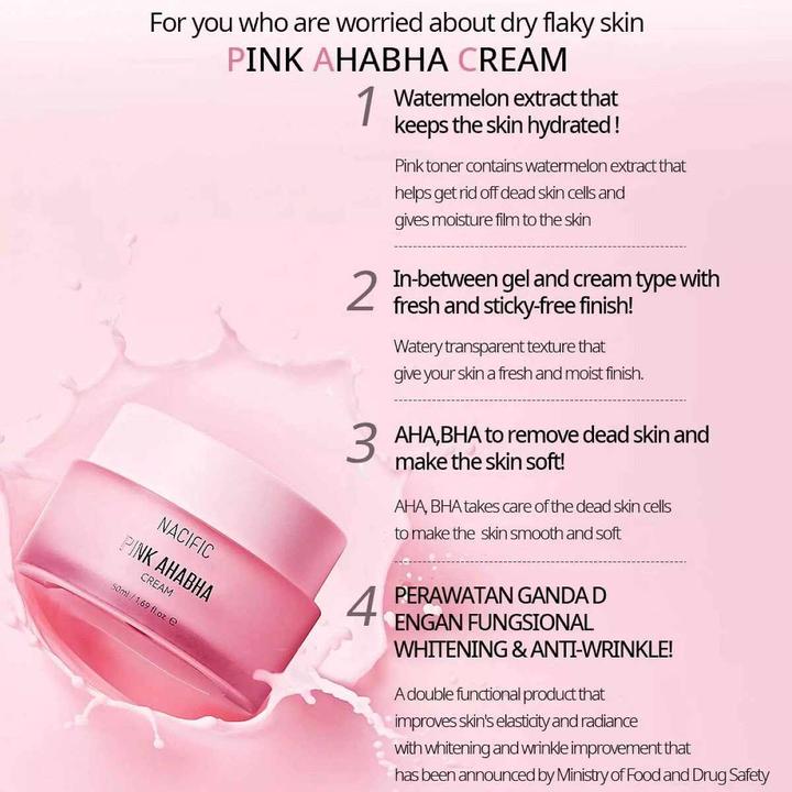 Immagine prodotto Nacific Crema rosa AHABHA (50 ml, Crema 24h)