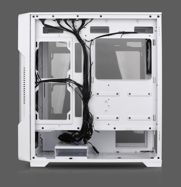 Image du produit Nanoxia Va à MIDI DS-9G-W ARGB White - USB-C - TG (mATX, E-ATX, ATX, ITX)