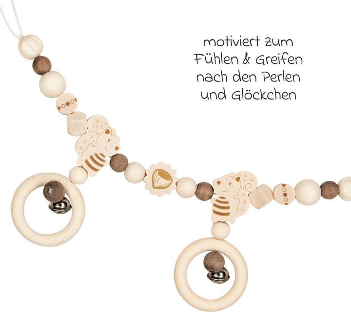 Actual product image Goki Pram chain squirrel with clips