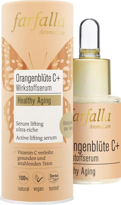 Immagine prodotto Farfalla Siero ai principi attivi dei fiori d'arancio C+ (15ml) (15 ml, Tonico per il viso)