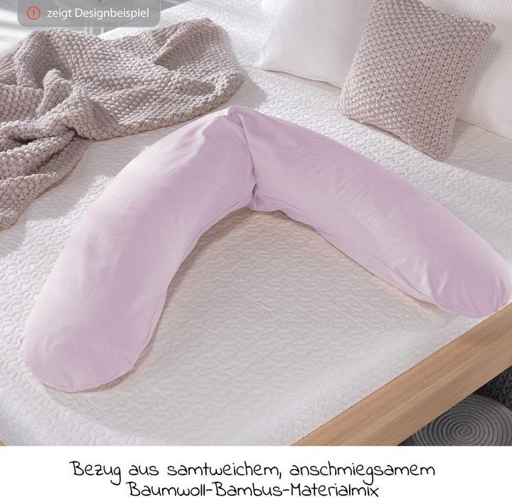 Actual product image Theraline Nursing pillow "The Original" with polyester hollow fibre filling incl. cover 190 cm (190 cm)