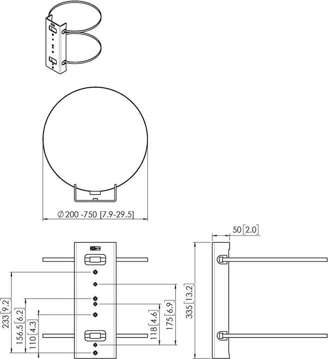 Produktbild Vogels PFA 9145 (Adapter- / Montageplatten)