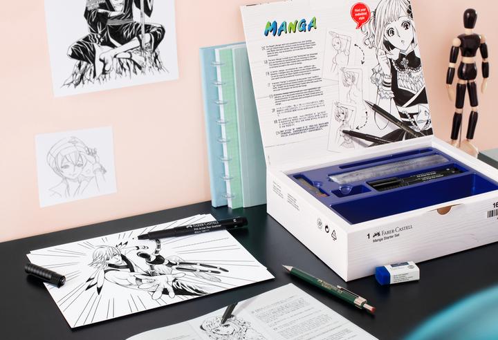 Immagine prodotto Faber-Castell Starter Set Manga (Nero, 19 x)