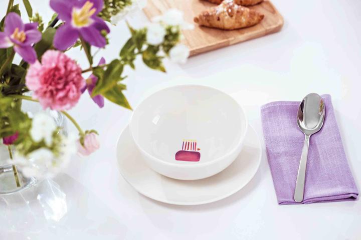 Actual product image Villeroy & Boch With Love cereal bowls Happy Birthday (16.90 cm, 0.59 l, 4 x)