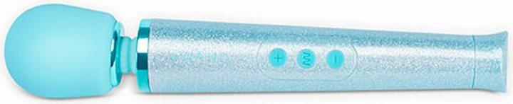Actual product image Le Wand Petite All That Glimmers Rechargeable Vibrating Massager Blue