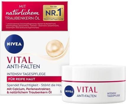 Actual product image NIVEA Vital Day Cream 50ml (Crème, 50 ml, Day)