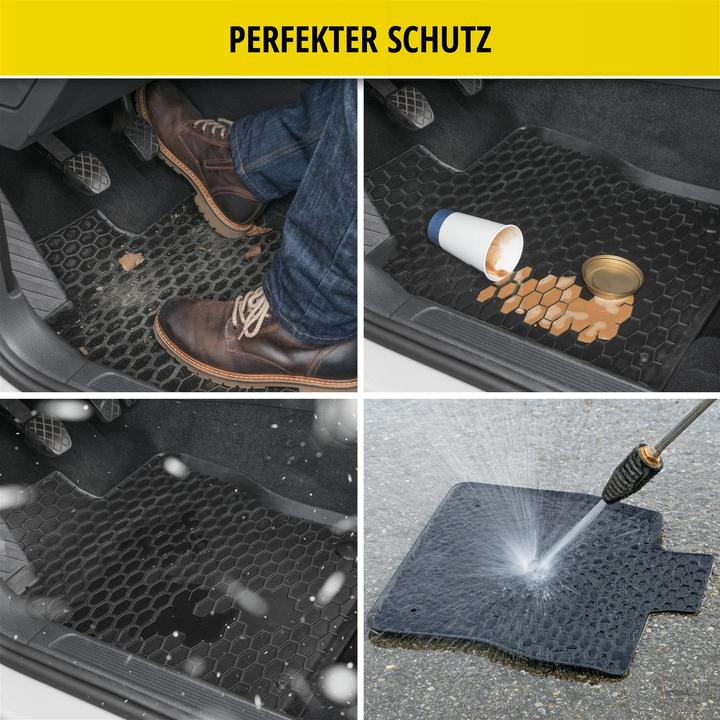 Produktbild Walser Gummimatten passend für Renault Clio V (BF), 2005-2012, Fumatten Auto-Matten (2 Vordermatten + 2 Rückmatten)