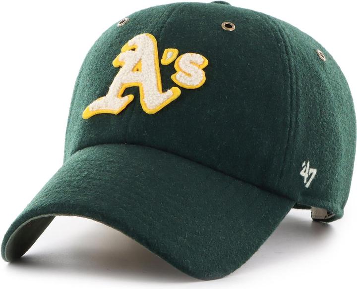 47 Brand baseball kappe mlb oakland athletics pennant clean up (One Size)