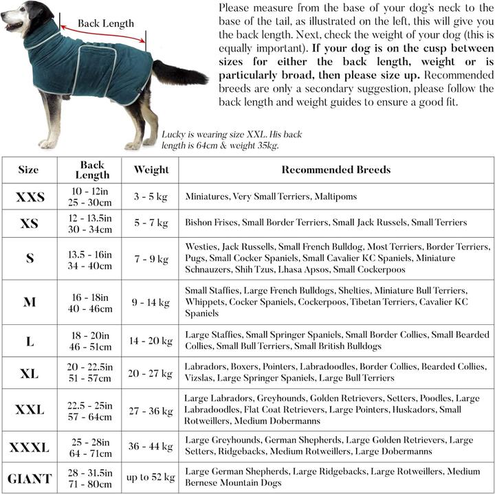 Produktbild Lucky Paws Hundebademantel (XL, Hundebademantel)