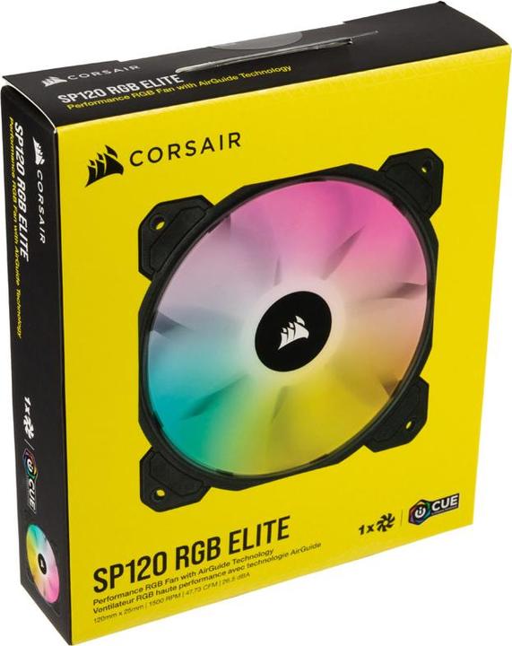 Actual product image Corsair SP120 RGB Elite (120 mm, 1 x)