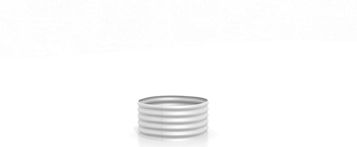 Actual product image Vitavia Raised bed classic Vita 401 round 82,1x40,1 cm silver