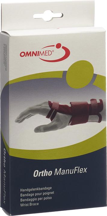 Produktbild Omnimed Ortho Manu Flex Handgelenk-Bandage links schwarz (S)