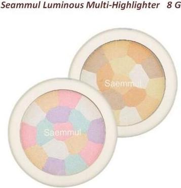 Actual product image The Seam Seammul Luminous Multi Highlighter 8g No1 & No2 Tone Up Lovely & Chic (No1 & No2 Tone Up, Highlighter, 8 g)