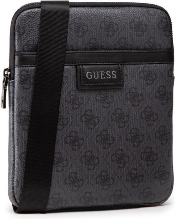 Guess Vezzola, Textile Crossbody Bag, Black, 19 x 24 x 2cm, For Women