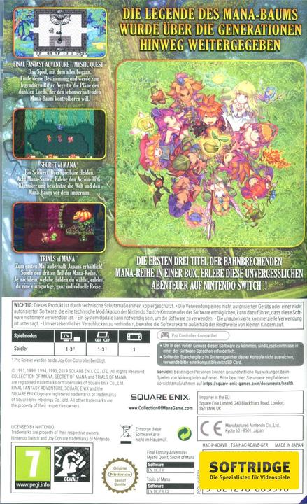 Immagine prodotto Square Enix Collezione di Mana (Switch, Switch Lite, Switch OLED, Multilingue)